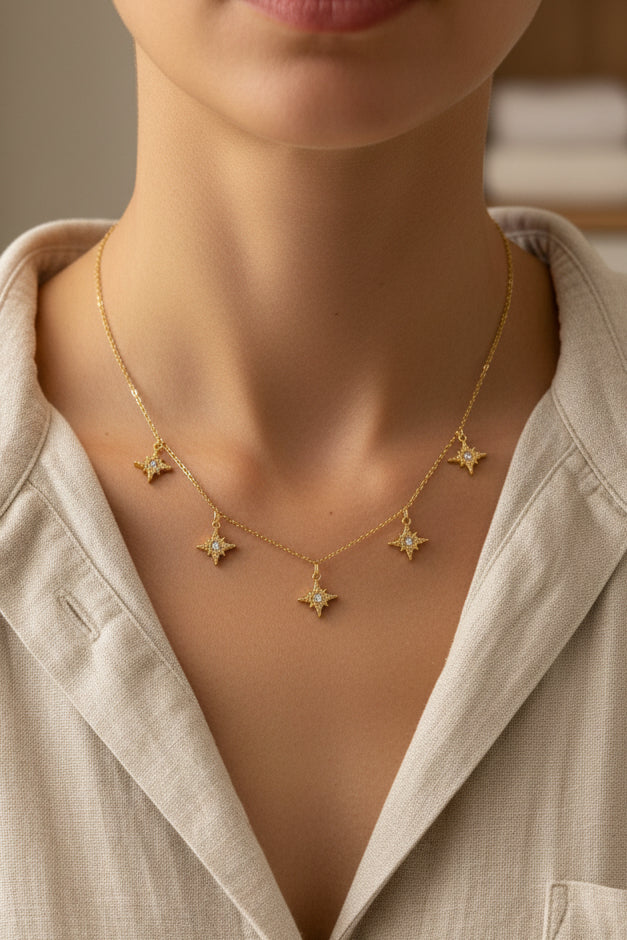 Star charm necklace