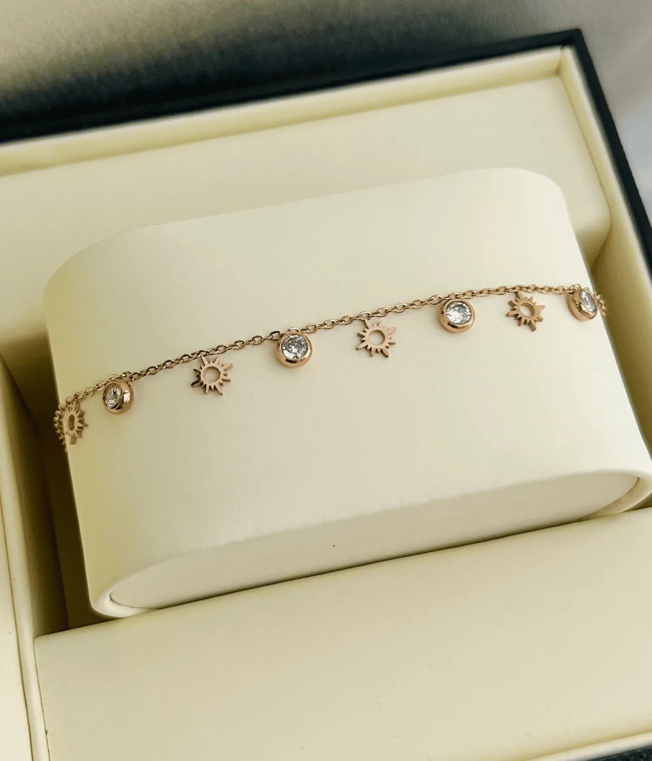 Rose gold Anklet pair