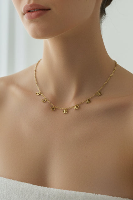 Double love necklace