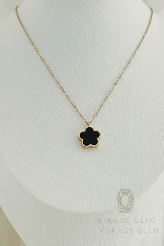 Flower reversible Necklace