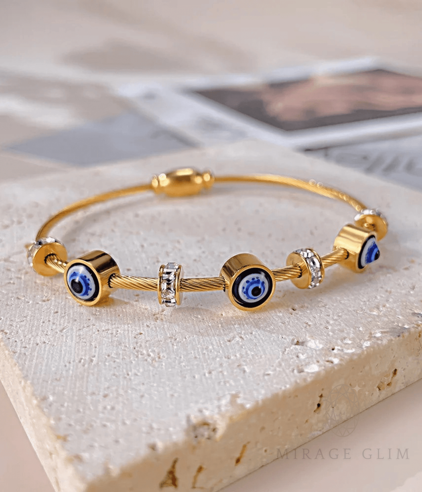 Evil Eye Aurelia Bangle