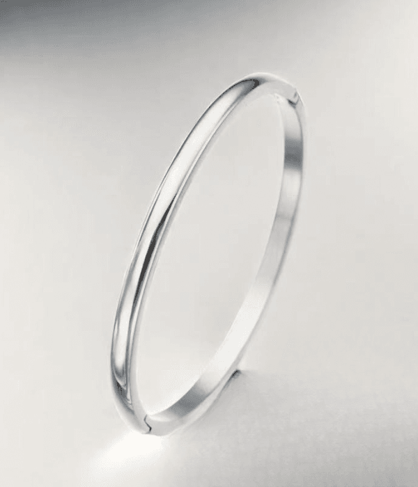 Plain bangle silver