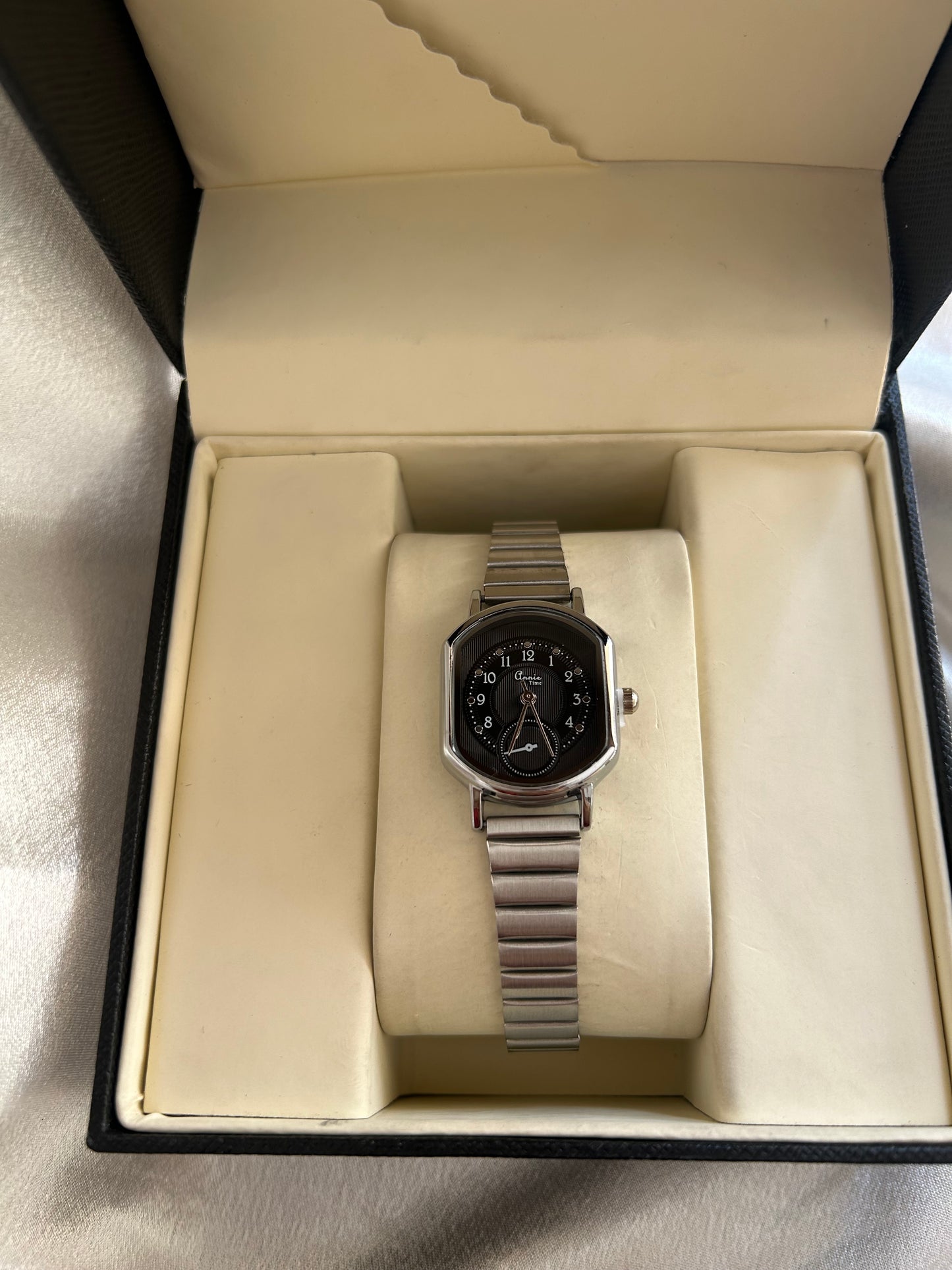 Octagon Dial Steel Watch