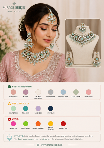 Aqua Royale Statement Choker Set
