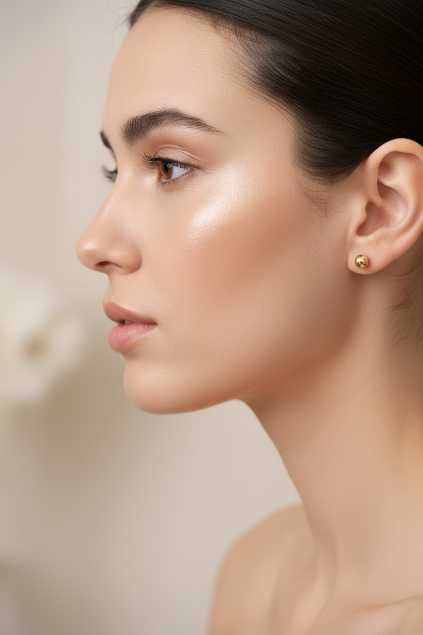 Bead Stud Earring