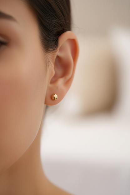 Bead Stud Earring