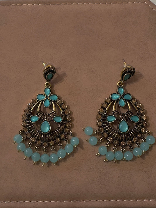 Blue earring