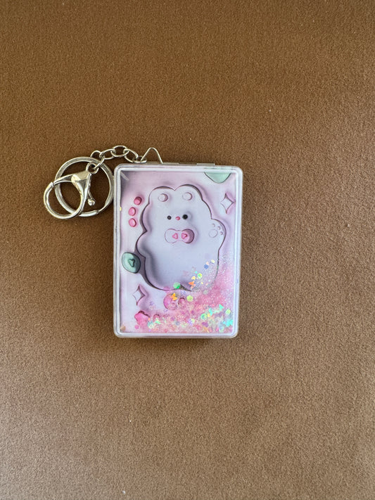 Cute Tutu Mirror Keycharm Square