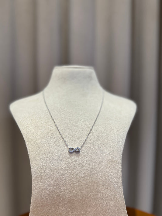 Infinity Necklace - Silver