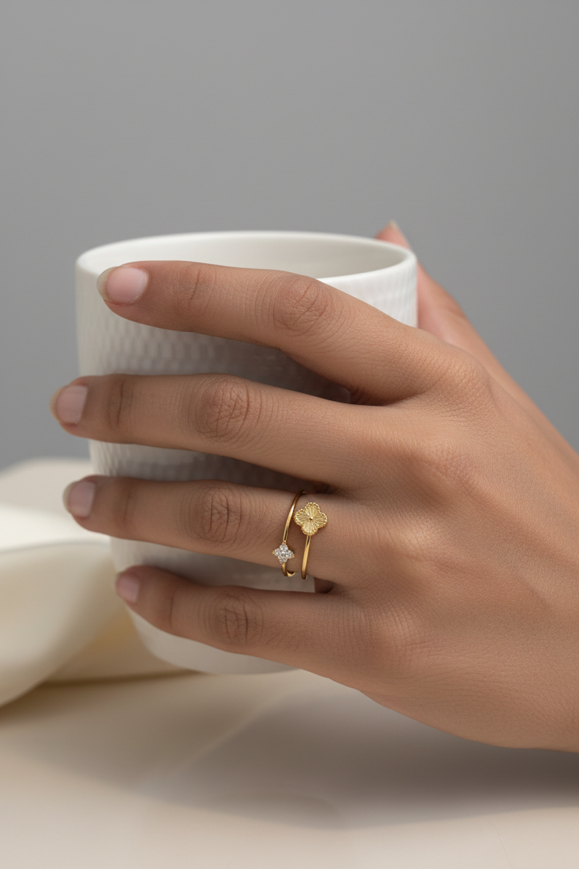 Clover ring