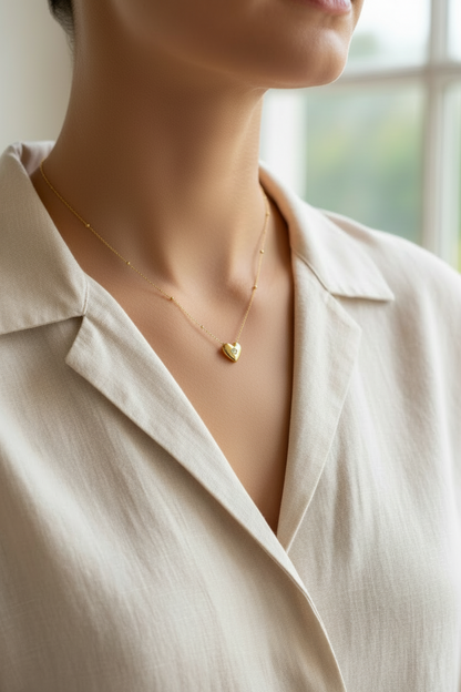 Mini heart necklace