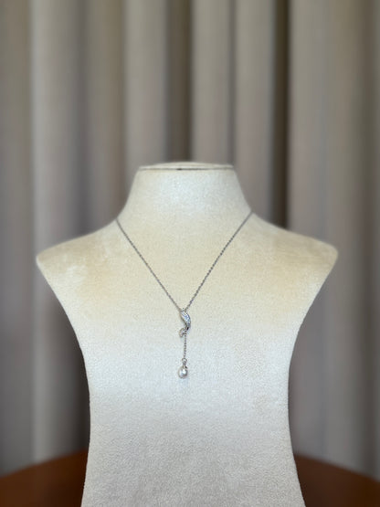 Pearl Necklace - Silver