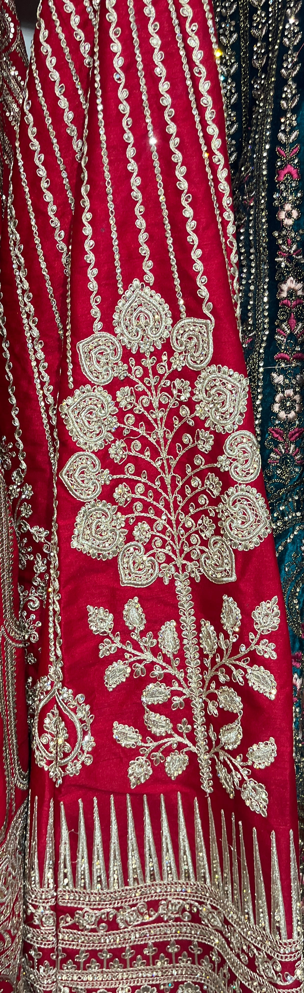 Red Sabyesachi Lehanga Rent