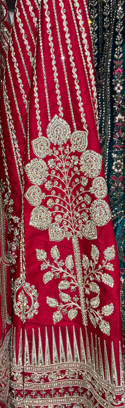 Red Sabyesachi Lehanga Rent