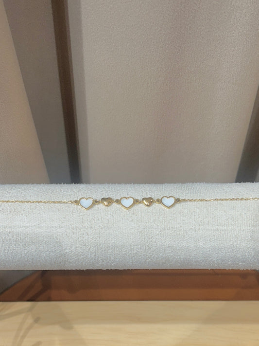 Heart Anklet pair