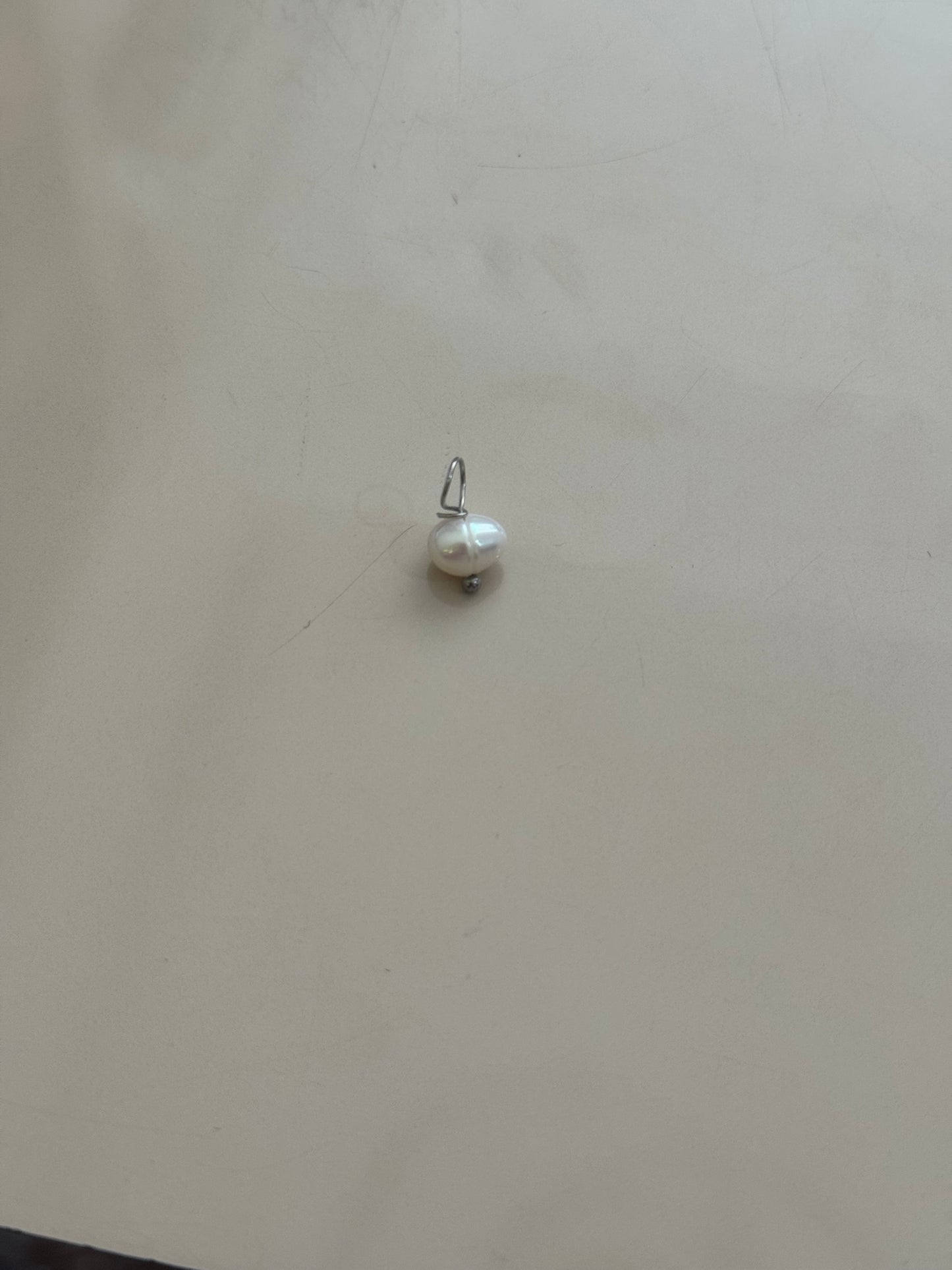 White pearl charm