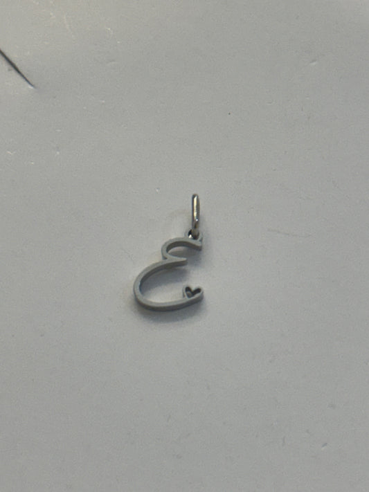 E letter charm
