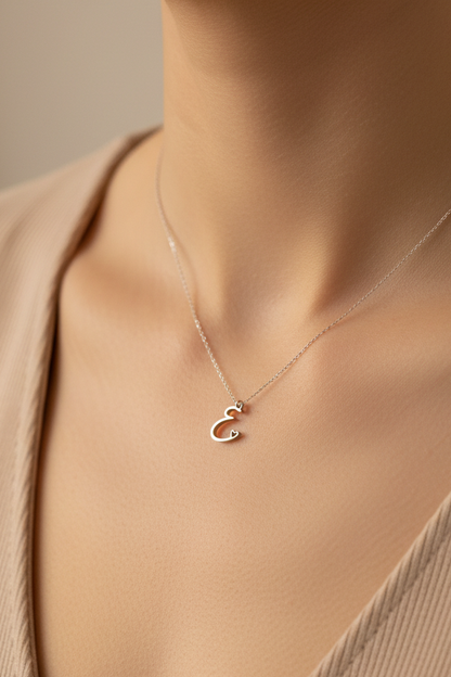 E letter charm