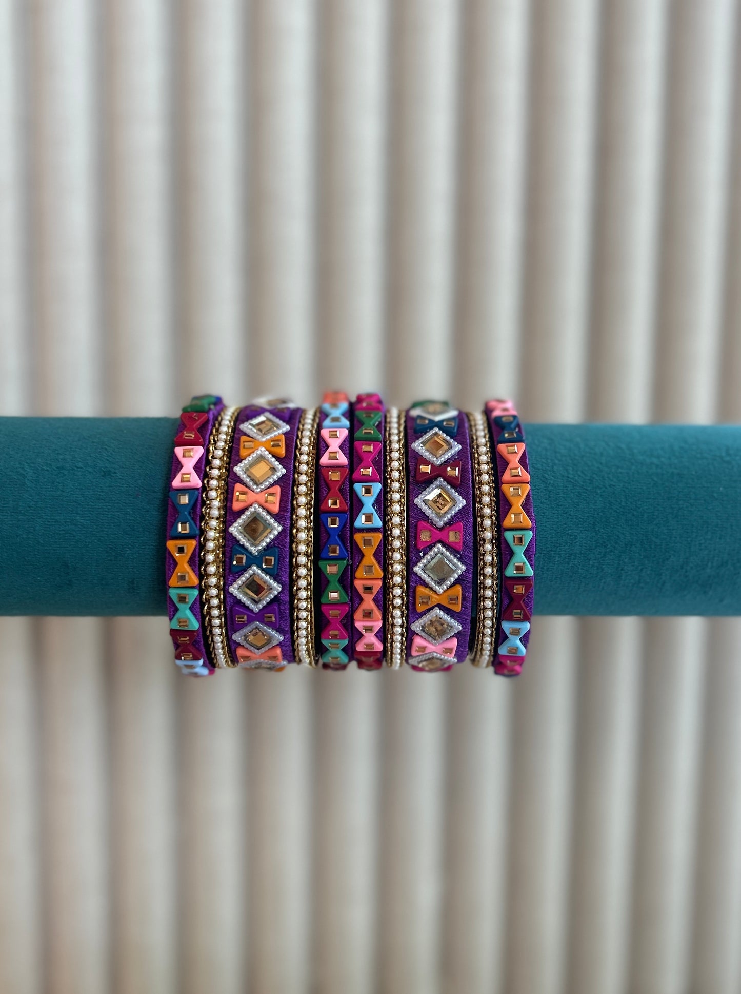 Rangoli bangle set (2*8)