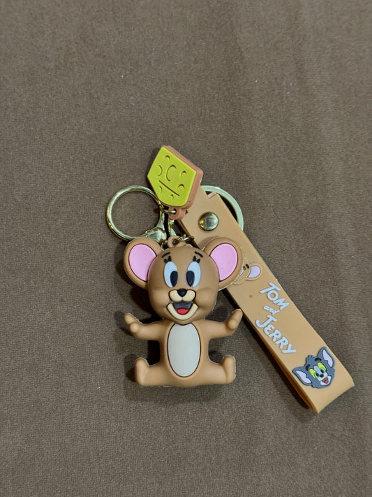 Say Cheese" Jerry Character Keychain/ Bag charms