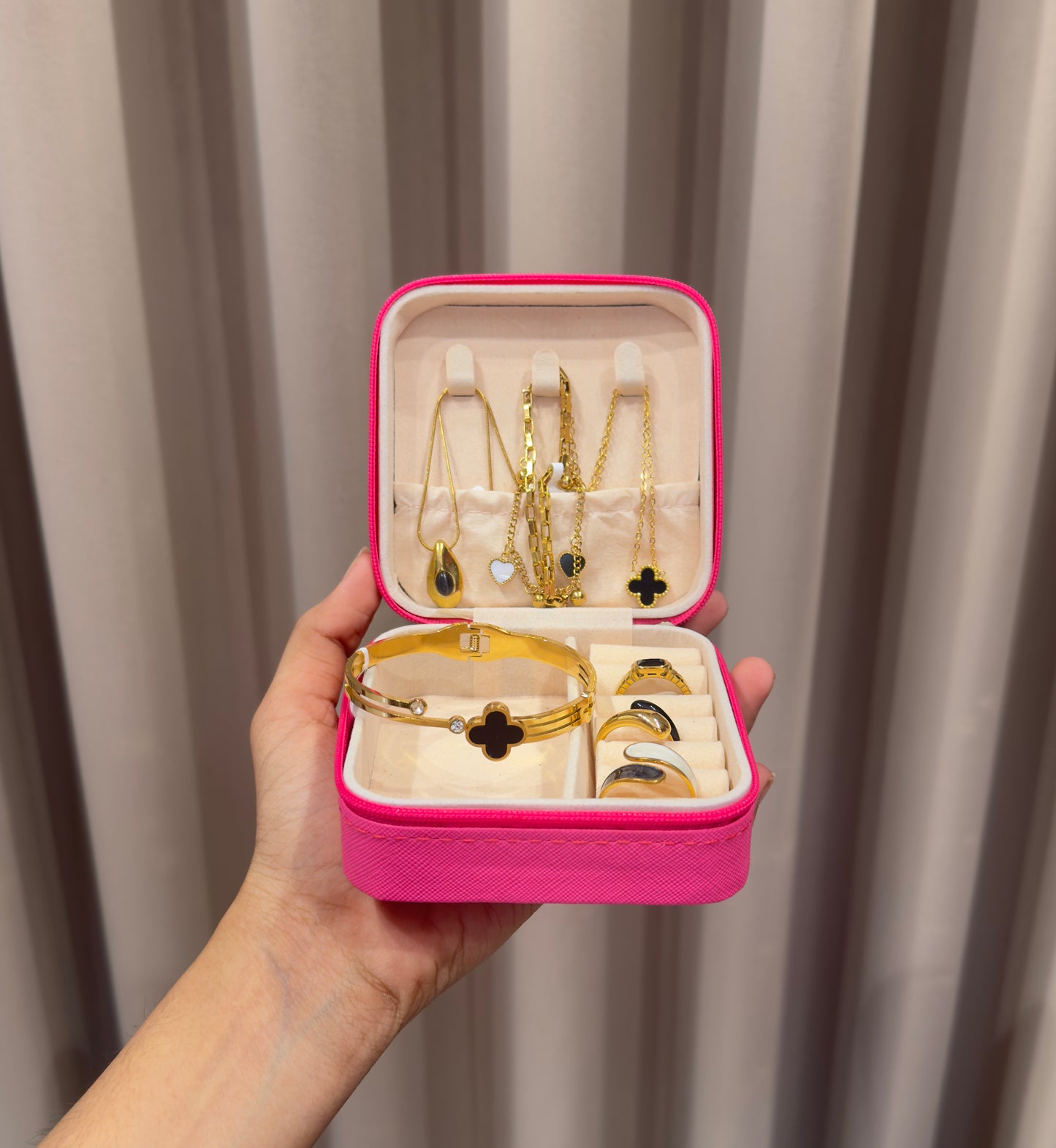 Golden gift box