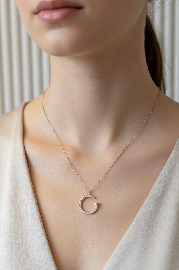 Luna Glow Rose gold Necklace