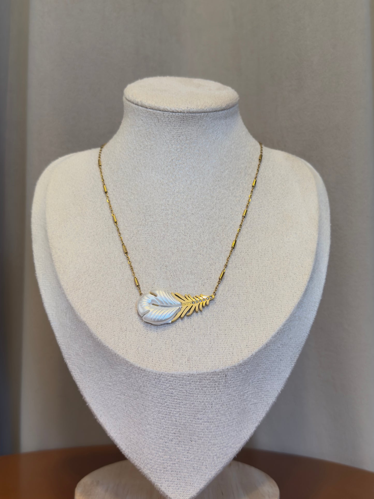 Feather necklace
