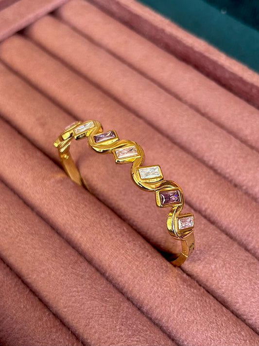 Baby size Golden stone bangle