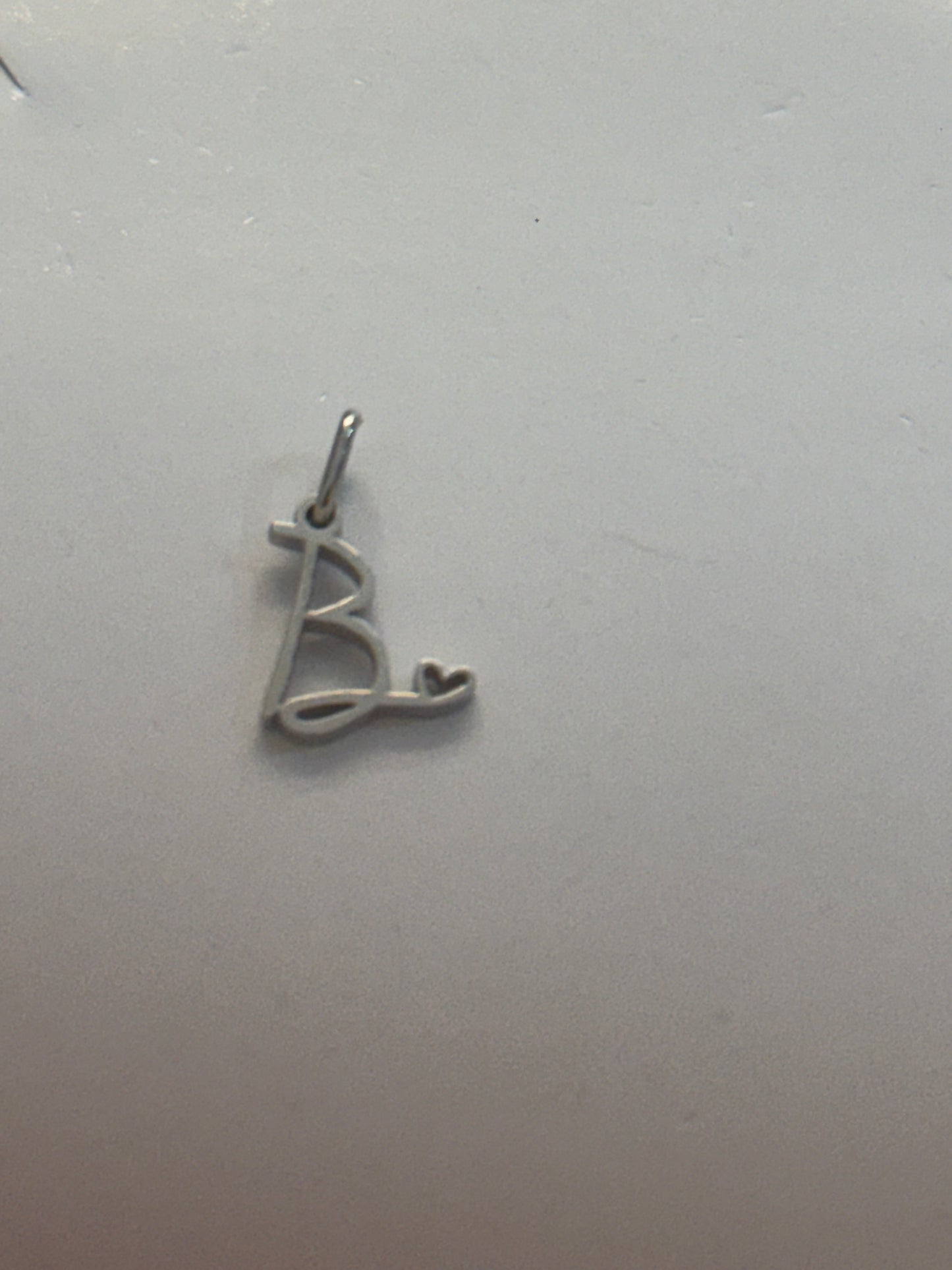 B letter charm