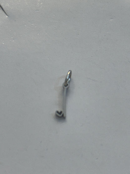 I letter charm