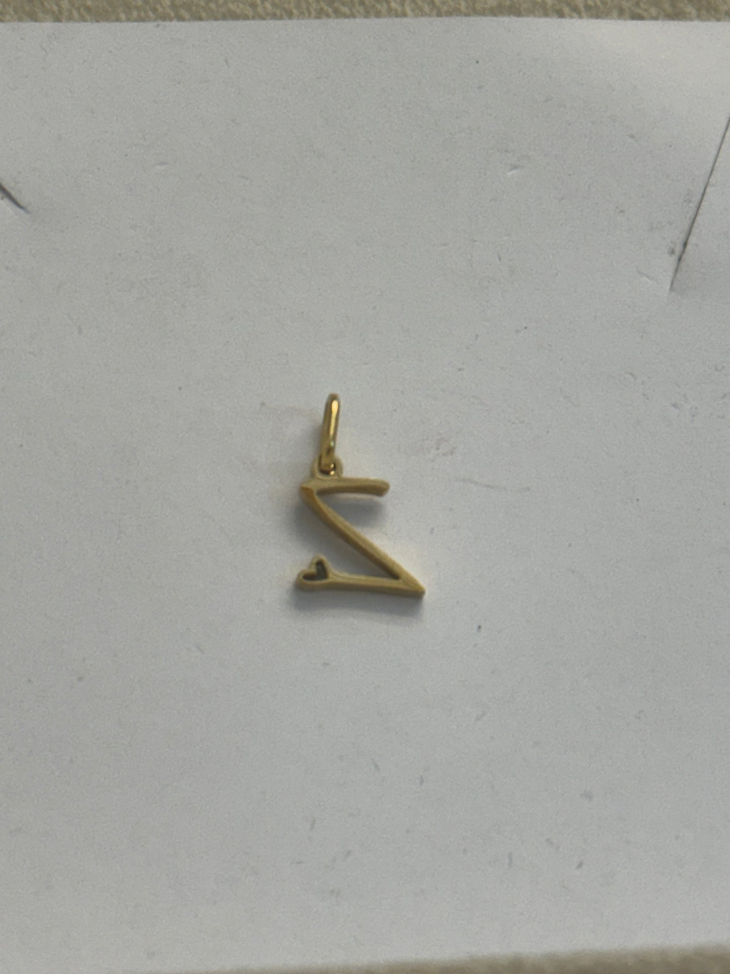 Z letter charm