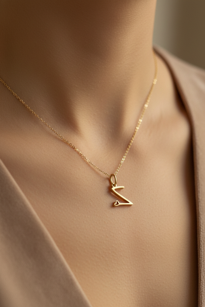 Z letter charm