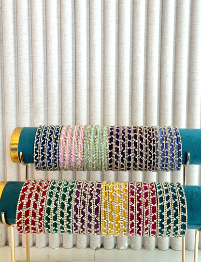 Stone bangle set