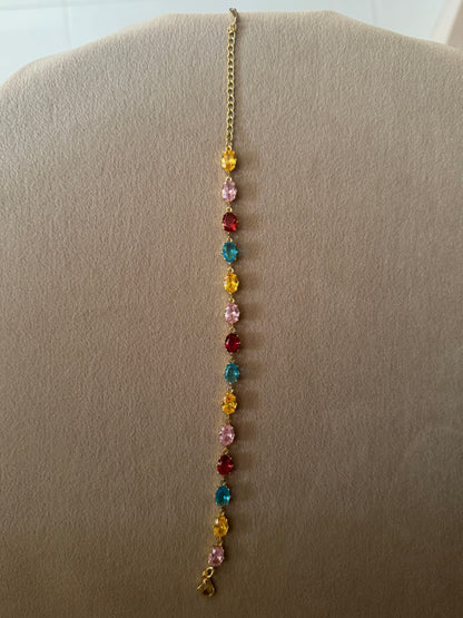 Multi colour bracelet