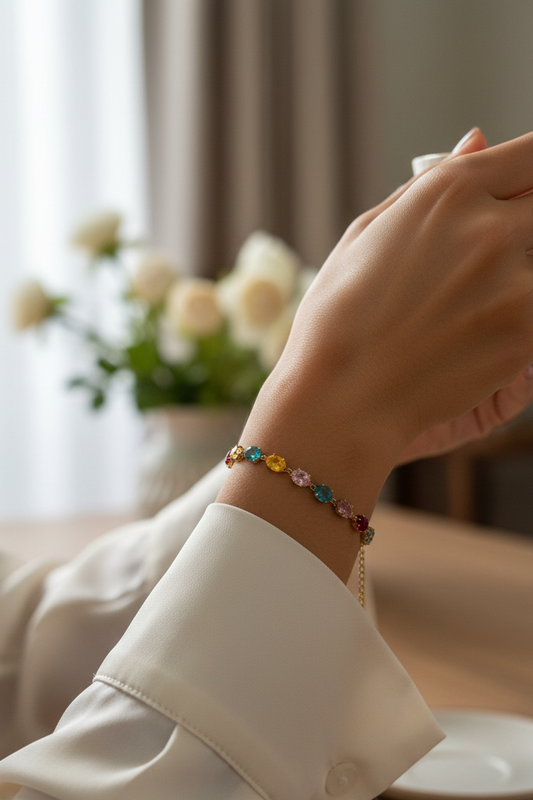 Multi colour bracelet