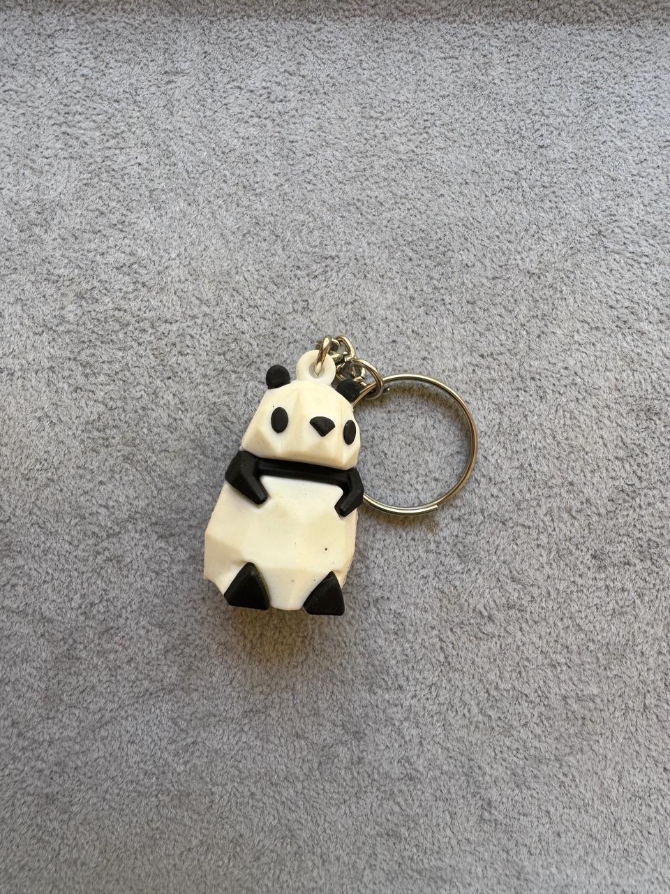 Sitting Panda Keychain