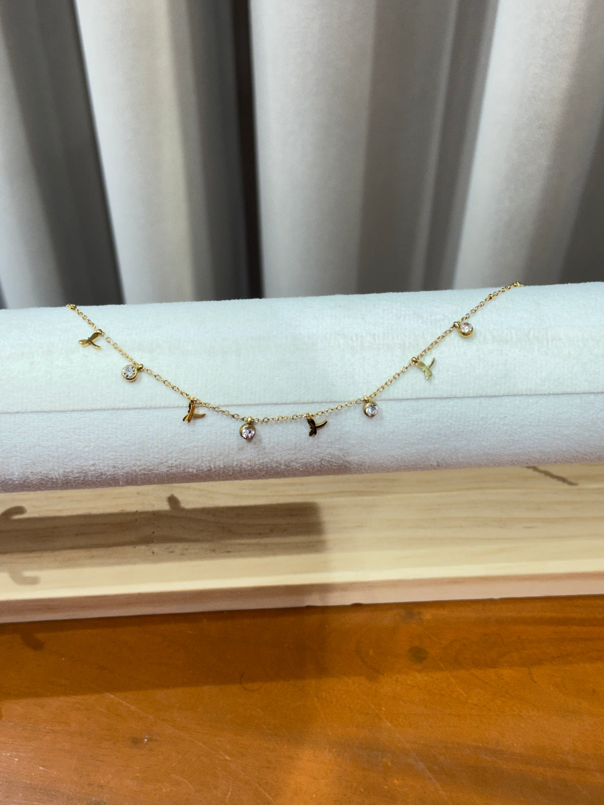 Charm anklet pair