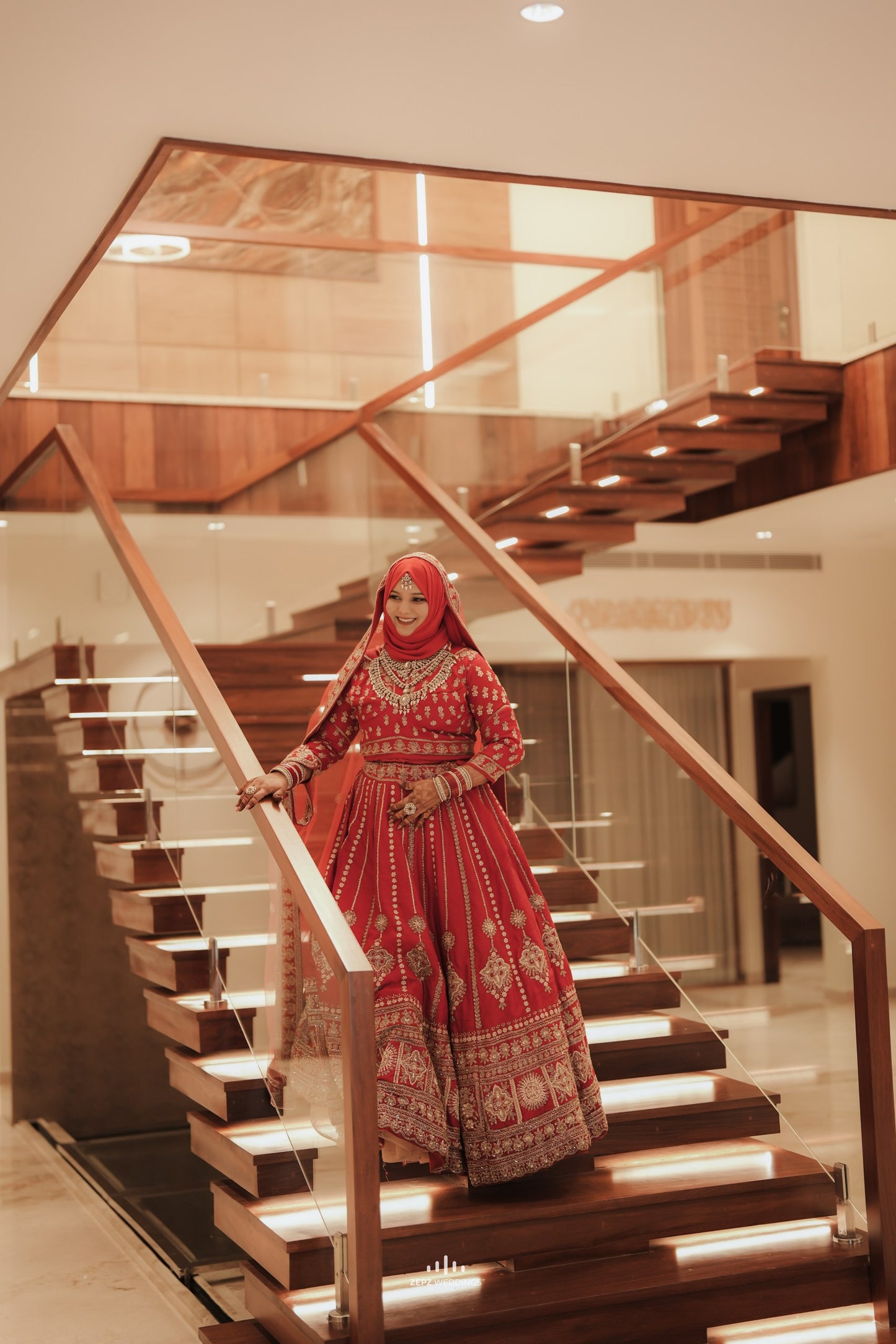 Complete handwork Red Lehanga