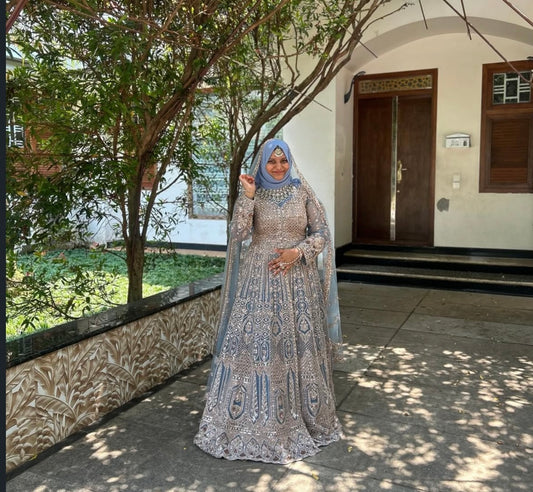 Premium Powder Blue gown