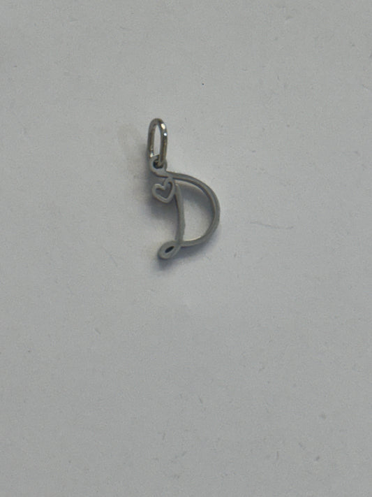 D letter charm