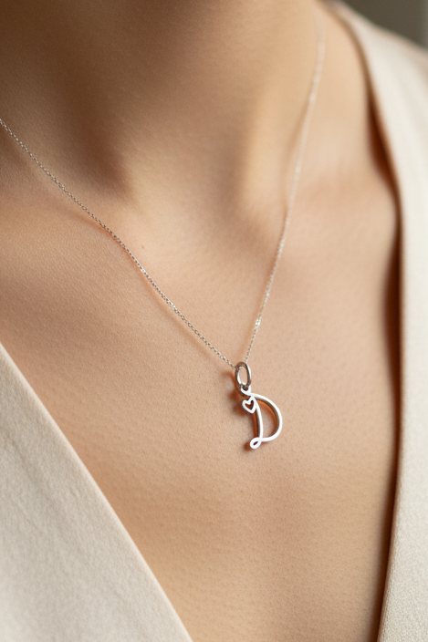 D letter charm
