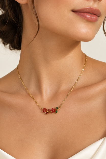 Flower necklace