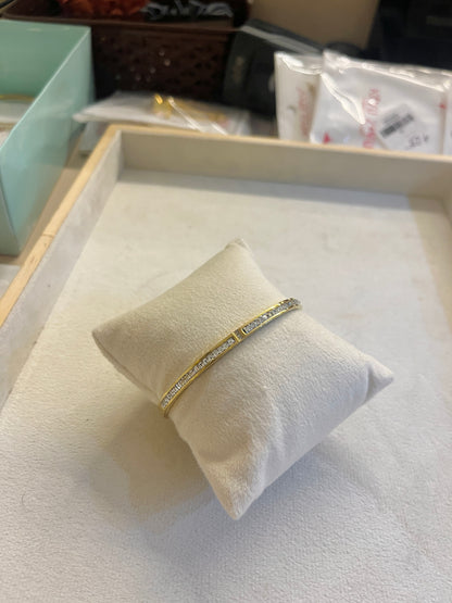 Hyra Gold Bangle Adult size