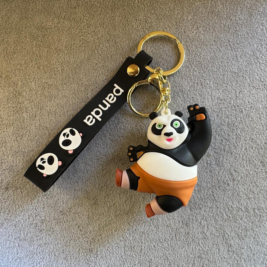 Panda Keychain with Strap