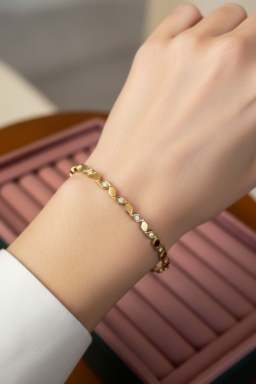 Golden Sparkle Bangle
