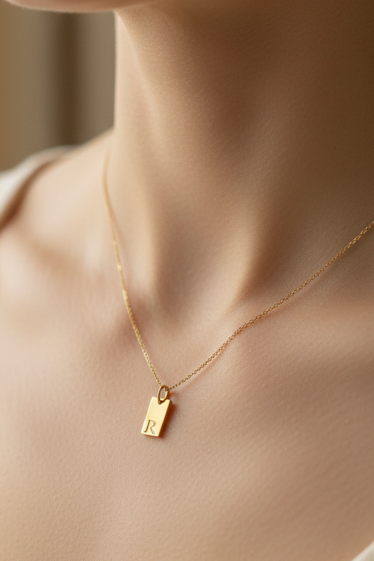 R letter charm