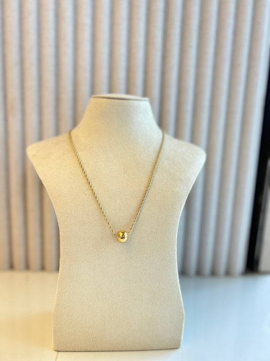 Sphere chain necklace