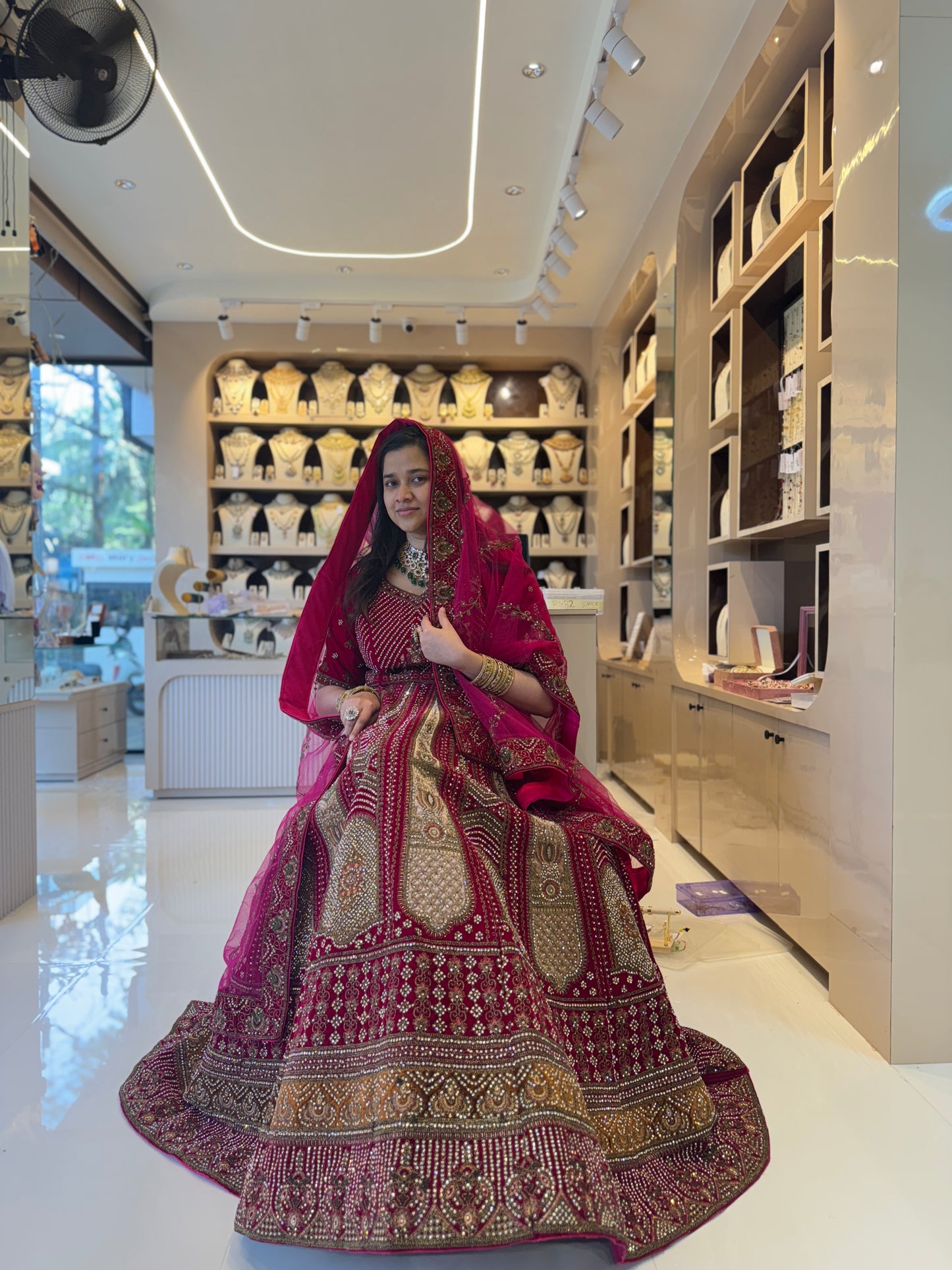 Raw silk Lahenga