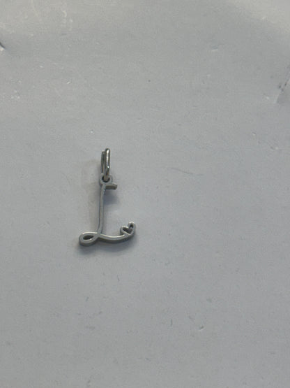 L letter charm