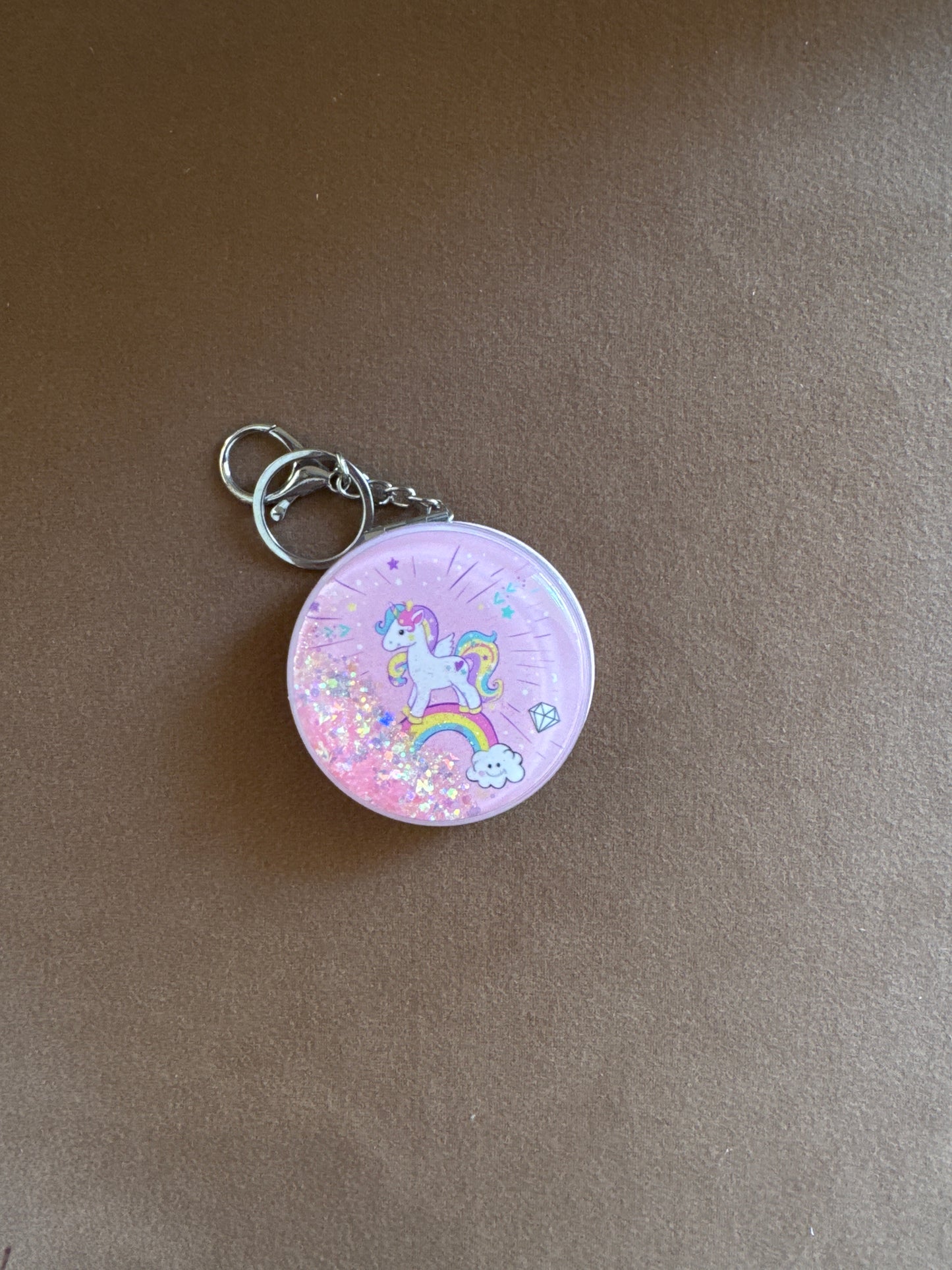Rainbow Dreams Unicorn Keychain